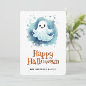 Carte d'Halloween joyeux Ghost (Debout devant)