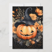 Carte d'Halloween joyeux Jack-O'-Lanterns (Dos)