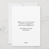 Carte d'Halloween joyeux pour les enfants fantômes (Dos)