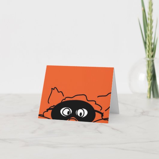 Carte d'Halloween Kitty Cat (Devant)