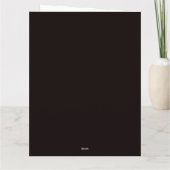 Carte d'Halloween Little Vampire (Dos)