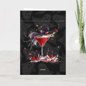 Carte d'Halloween personnalisée - Éffrayante et cu (Dos)