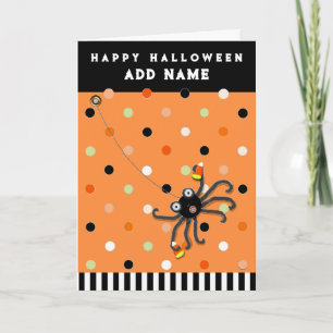 Carte d'Halloween pour enfant personnalisée