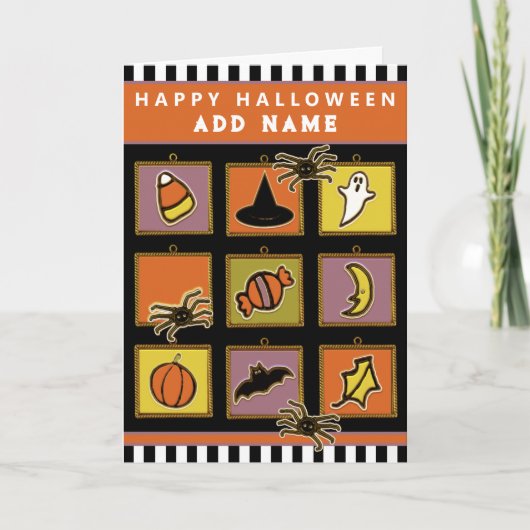Carte d'Halloween pour enfants personnalisée (Devant)