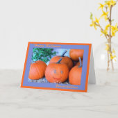 Carte d'Halloween pour petits-enfants, Citrouille (Fleur jaune)