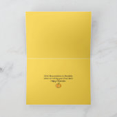 Carte d'Halloween pyramidale Citrouille Whimsical (Intérieur)