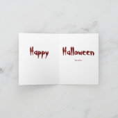 Carte d'Halloween rétro (Intérieur)