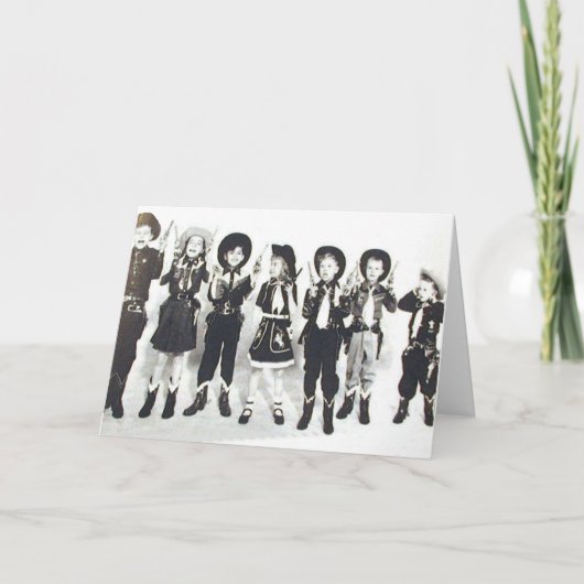 Carte d'Halloween Rootin Tootin (Devant)