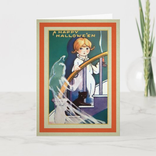 Carte d'Halloween Spirit vintage (Devant)