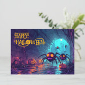 Carte d'Halloween Spooktaculaire (Debout devant)