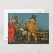 Carte d'Halloween Vintage Citrouille KRW (Devant / Derrière)
