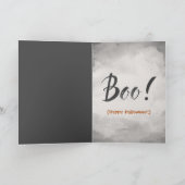 Carte d'Halloween Zombie réaliste éffrayant (Intérieur)