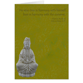 Carte d'harmonie de Guan Yin