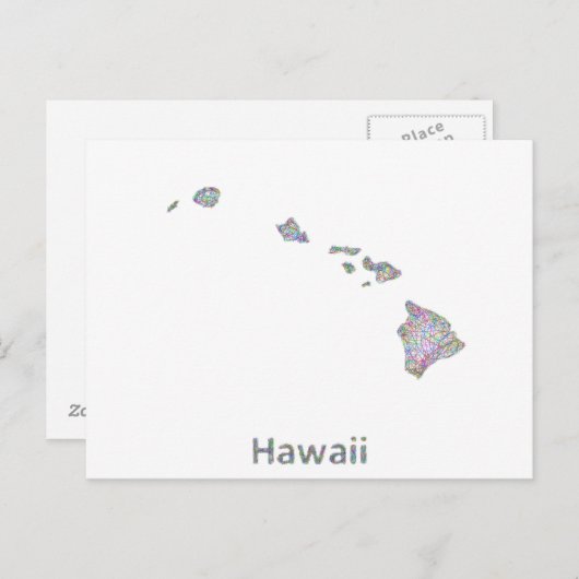 Carte d'Hawaï (Devant / Derrière)