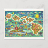 Carte d'Hawaii (Devant)