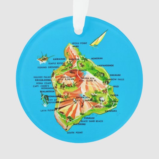 Carte d'Hawaii (devant)