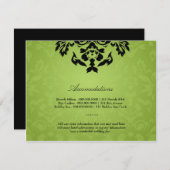 Carte d'hébergement 311-Black Lime Flame (Devant / Derrière)