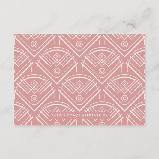 Carte d'hébergement de mariage Deco Scallops - Ros (Dos)