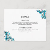 Carte d'hébergement mariage (Devant)