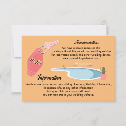 Carte d'hébergement Mod Palm Springs (Devant)