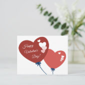 Carte d'Heureuse Sainte-Valentin du coeur du ballo (Debout devant)