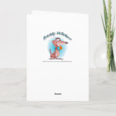 Carte d'Heureuse Sainte-Valentin Happy Cow personn (Dos)