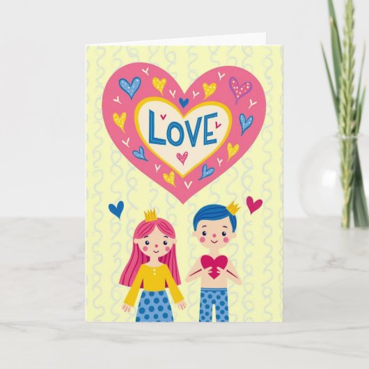 Carte d'histoire d'amour sincère (Devant)