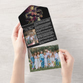 Carte d'histoire de vacances avec photos (Déchirure)