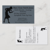 Carte d'historien de généalogiste/famille (Devant / Derrière)