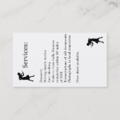 Carte d'historien de généalogiste/famille (Dos)