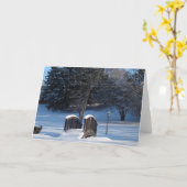 carte d'hiver (Fleur jaune)