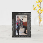 Carte d'hiver au printemps (Fleur jaune)