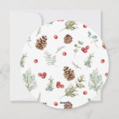 Carte d'hiver Berry Pine Berry (Dos)