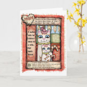 Carte d'hommage pour l'anniversaire de la mère (Fleur jaune)