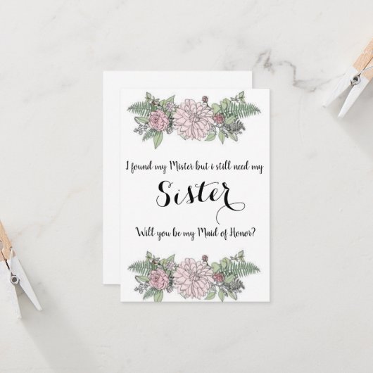 Carte d'honneur (Devant/Arrière en situation)