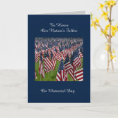 Carte d'honneur commémorative (Fleur jaune)