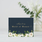 carte d'honneur de la femme de ménage d'honneur (Debout devant)