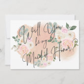 Carte d'honneur Dreamy Floral V2 (Devant)