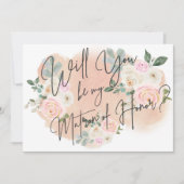 Carte d'honneur Dreamy Floral V2 (Devant)