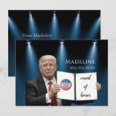 Carte d'honneur Extraordinaire de Trump (Devant / Derrière)