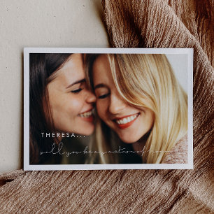 Carte d'honneur Matron minimaliste