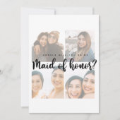 Carte d'honneur photo collage d'honneur propositio (Devant)