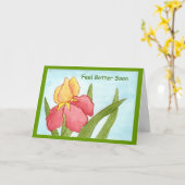 Carte d'hôpital (Fleur jaune)