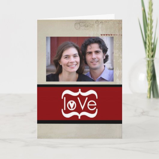 Carte d'hoto de la Saint-Valentin (Devant)