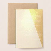 Carte d'huile de corail Mariage Itinéraire Mexicai (Derrière avec enveloppe)