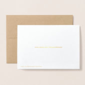 Carte d'huile d'or en plume aléatoire (Derrière avec enveloppe)