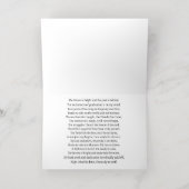 Carte d'huile d'or pliée Faire-part 2023 (Couchage intérieur)