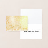 Carte d'huile père Noël Golden Elves Workshop (Affichage)