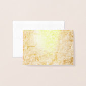 Carte d'huile père Noël Golden Elves Workshop (Devant avec enveloppe)