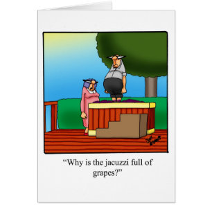 Carte d'Humour de maintien en contact amusante